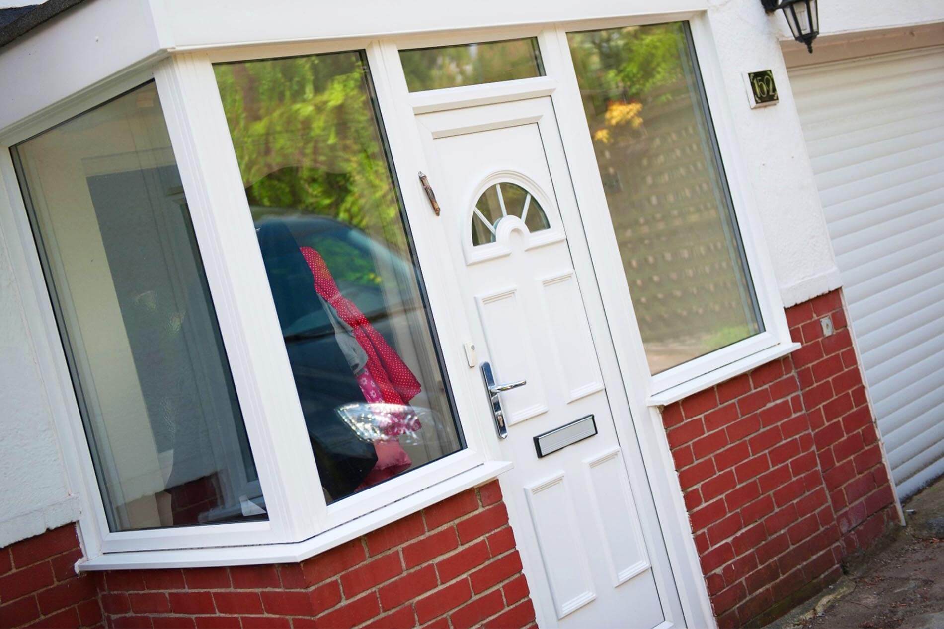 White uPVC Door