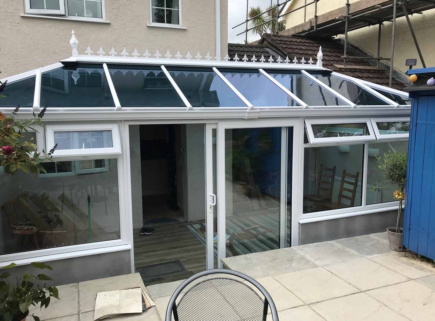 edwardian glass roof conservatory in exeter devon