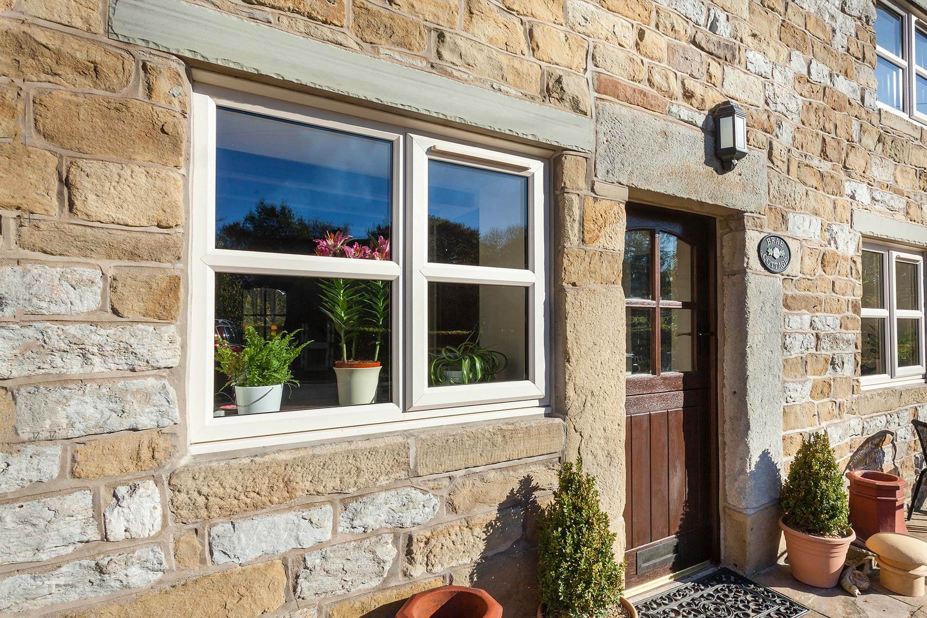 white uPVC casement window supply and install in plymouth devon