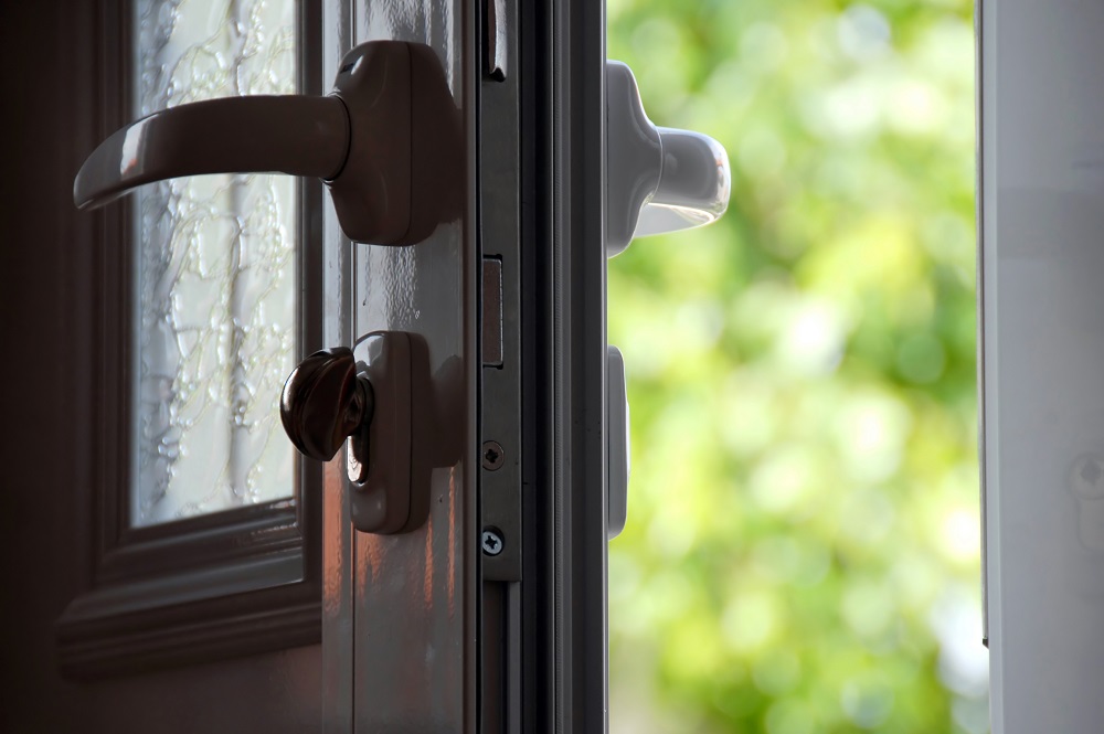 open front door