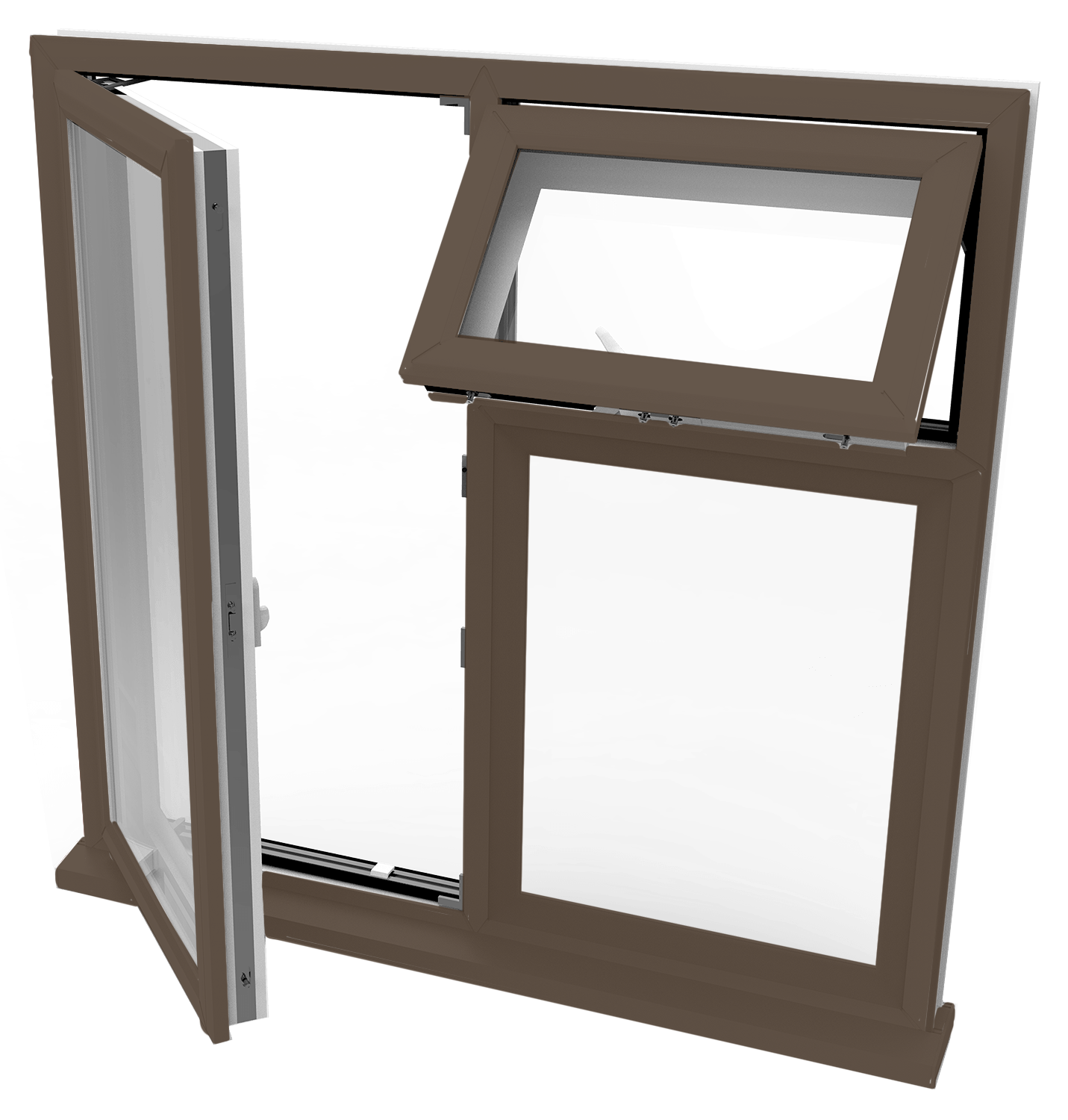mahogany casement