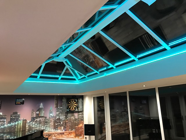 well lighted conservatory roofs