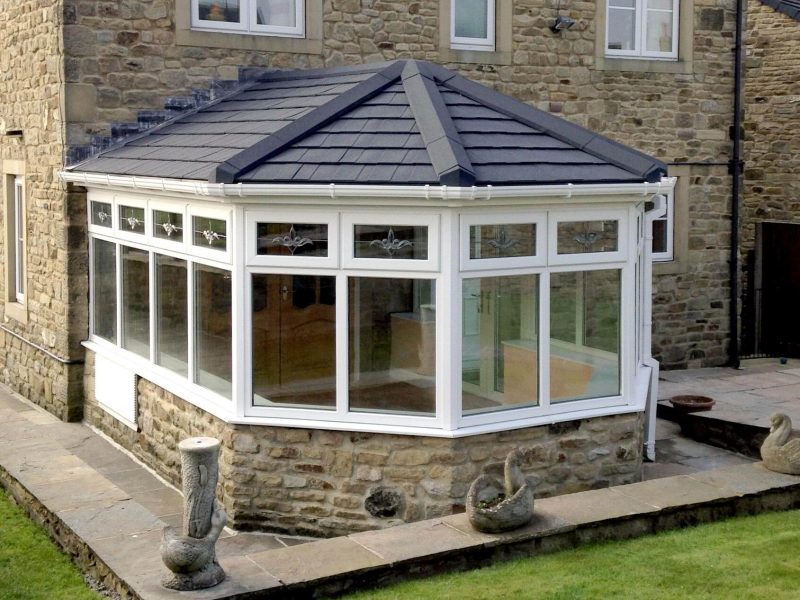 tiled conservatory victorian style