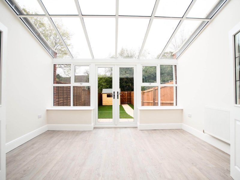 New lean to conservatory