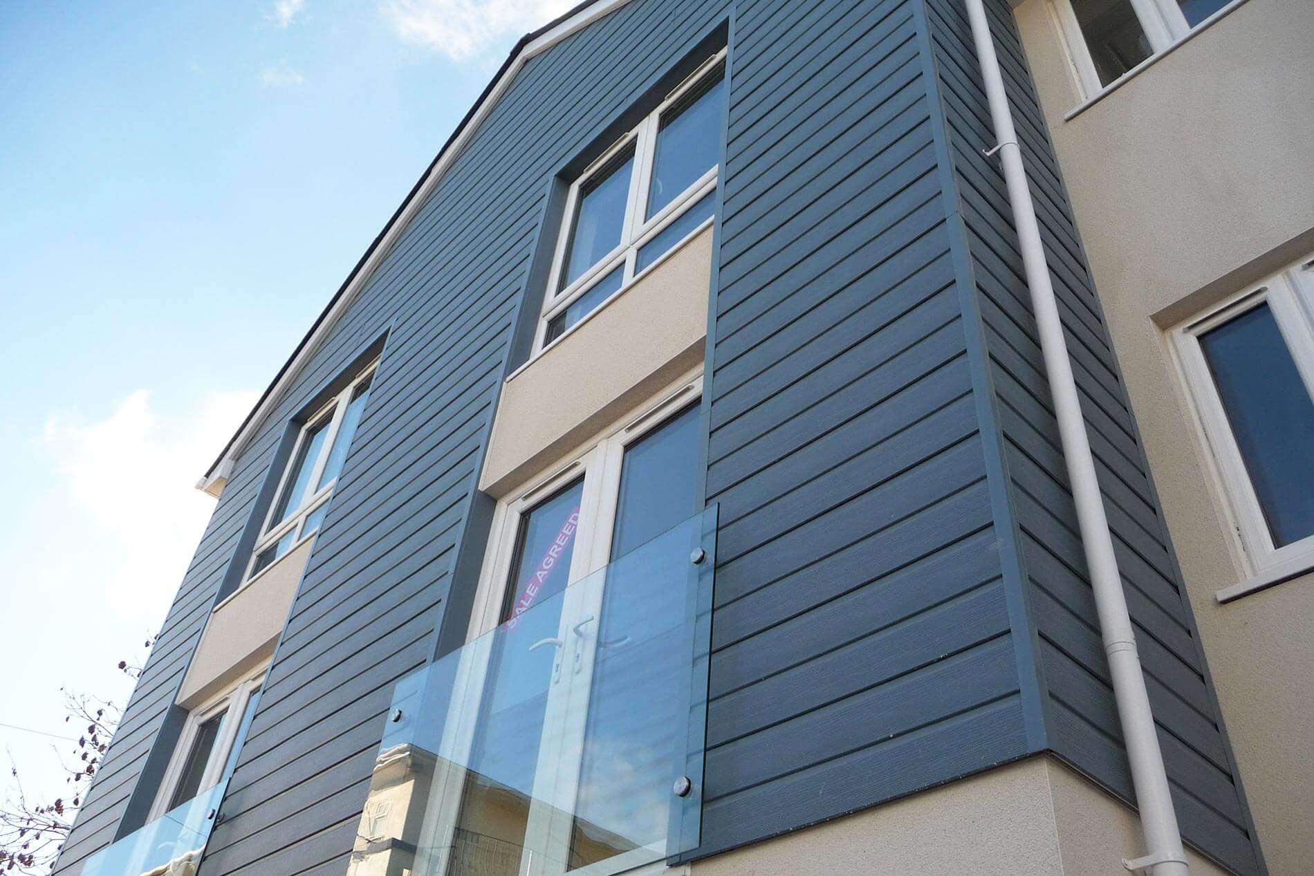 upvc cladding new build fortex