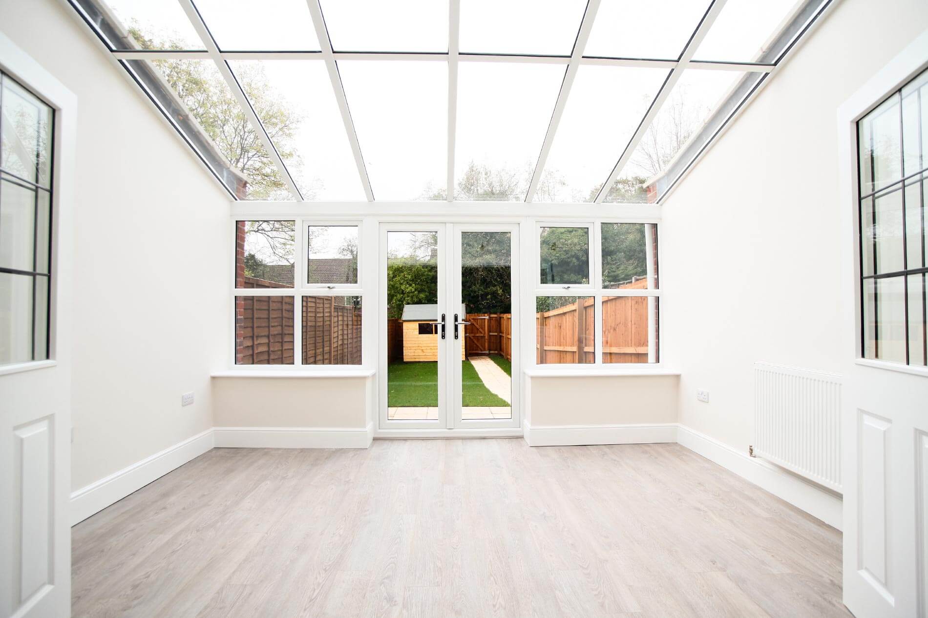 New lean to conservatory