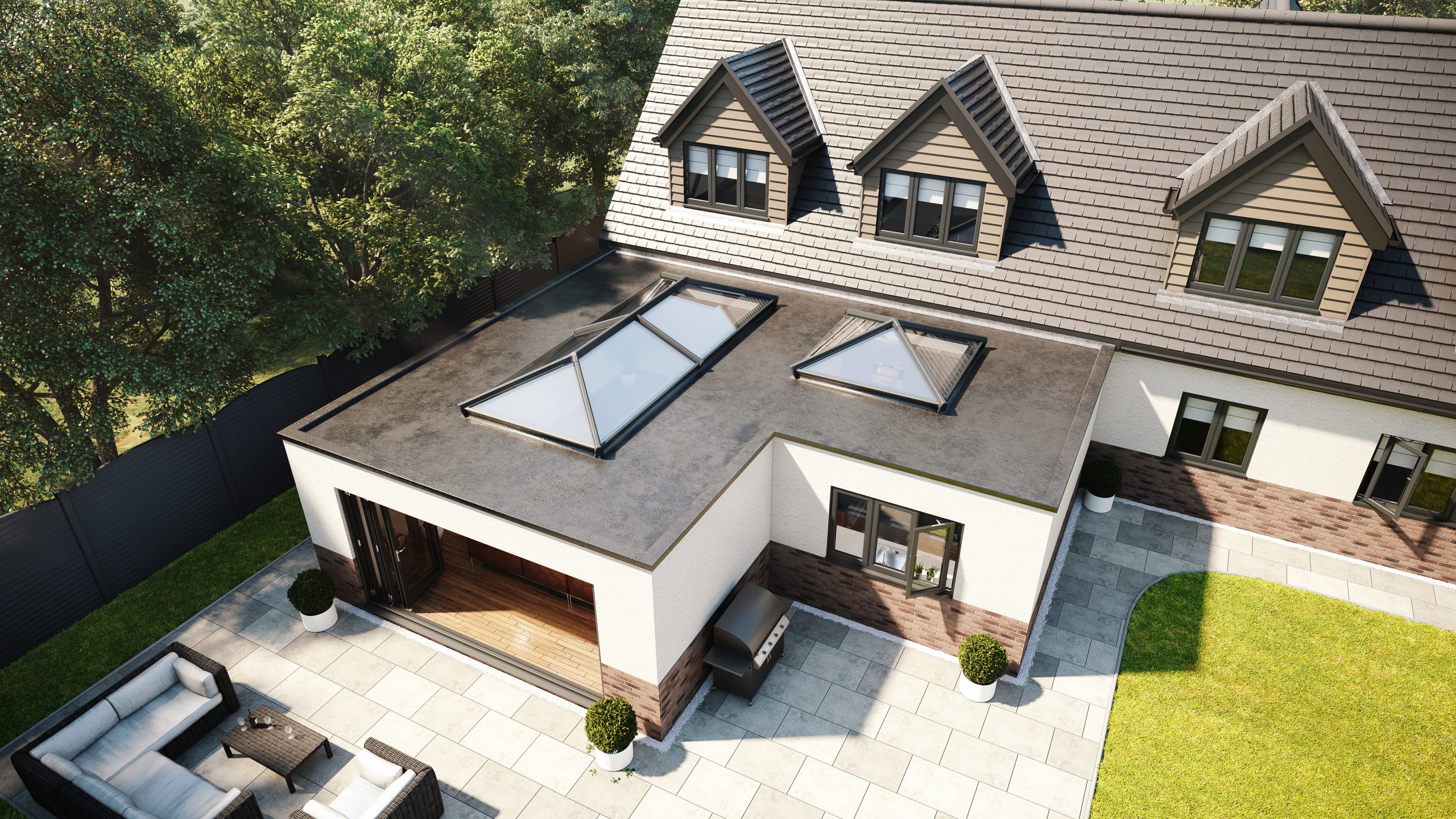 Liniar roofs