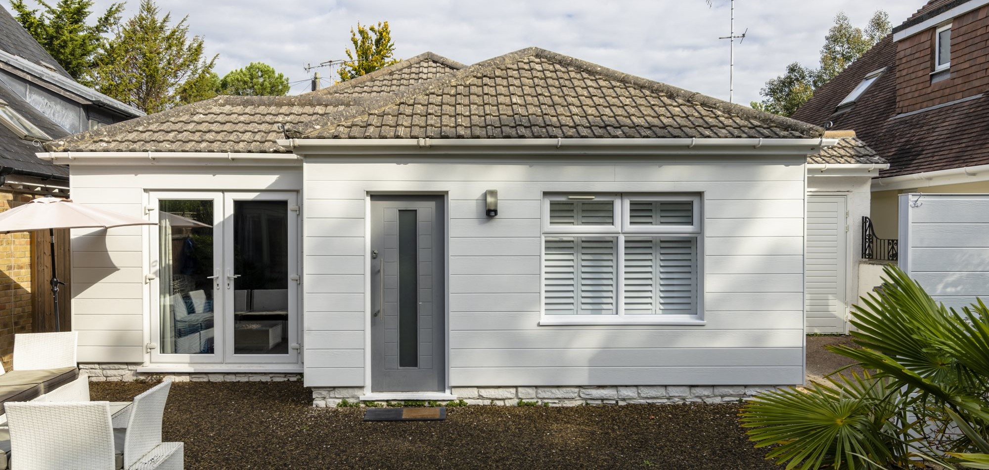 Poole bungalow house Hardie